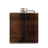 Rustige Chic Faux Klassic Monogram Heupfles (Achterkant)