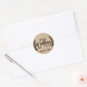 Rustige Chic Faux Kraft Wedding Envelope zegels (Envelop)