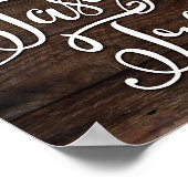 Rustige Chic TASTY TREATS Sign Print (Hoek)