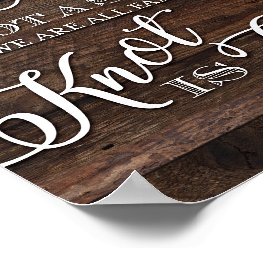 Rustige Chinees weddenschap PICK een SITTEgebarent Poster (Hoek)