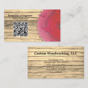 Rustige Circulaire Zw Code van het Hout van de Won Visitekaartje