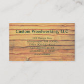 Rustige Circulaire Zw Code van het Hout van de Won Visitekaartje (Achterkant)