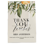 Rustige citrusvruchten oranje botanisch bedankt, l medium cadeauzakje (Achterkant)