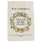 Rustige citrusvruchten oranje botanisch bedankt le medium cadeauzakje (Voorkant)