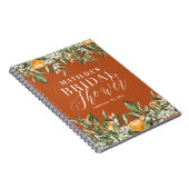 Rustige citrusvruchten vrijgezellenfeest botanisch notitieboek (Rechterzijde)