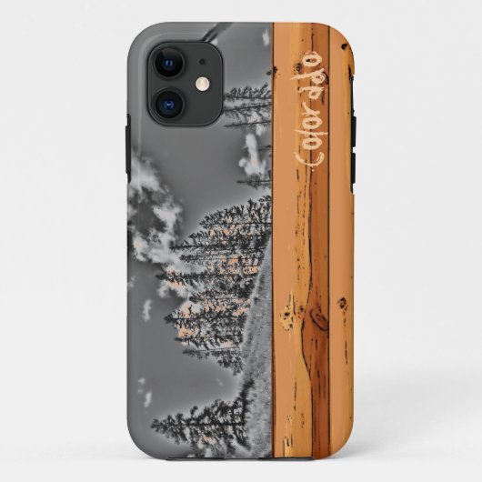Rustige Colorado Black White iphone 5 hoesje (Achterkant)