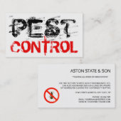 Rustige controle visitekaartje (Voorkant / Achterkant)