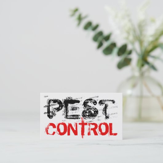 Rustige controle visitekaartje (Staand voorkant)