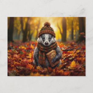 Rustige Cottagecore Gezellige Herfst Das Landschap Briefkaart