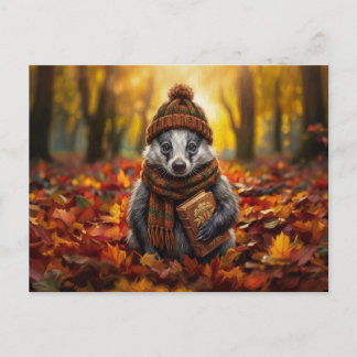 Rustige Cottagecore Gezellige Herfst Das Landschap Briefkaart