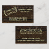 Rustige country Old Wood Kijk uit Visitekaartje (Voorkant / Achterkant)