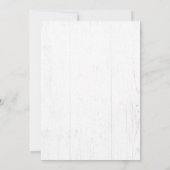 Rustige Cow Skull Boho Blush Floral Vrijgezellenfe Kaart (Achterkant)