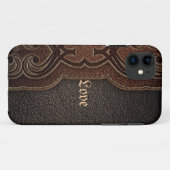 Rustige cowboy mode bruin western land Case-Mate iPhone case (Achterkant (horizontaal))