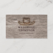 rustige cowboy pet western land visitekaartje (Voorkant)