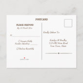 Rustige cowboylaarzen en waterverf van petten zonn aankondigingskaart (Achterkant)