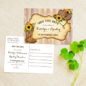 Rustige cowboylaarzen en waterverf van petten zonn aankondigingskaart