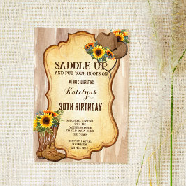 Rustige cowboylaarzen en waterverf van petten zonn kaart