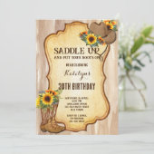 Rustige cowboylaarzen en waterverf van petten zonn kaart (Staand voorkant)