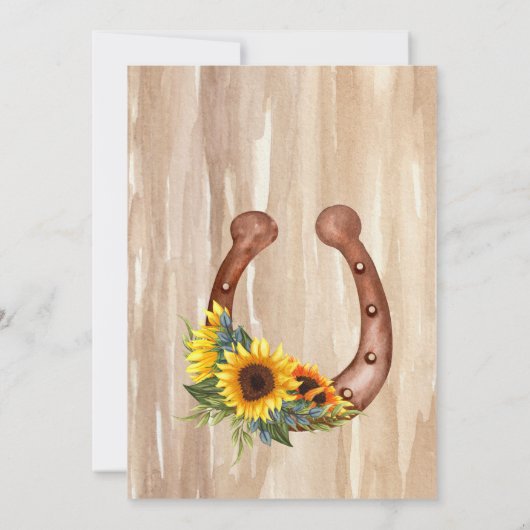 Rustige cowboylaarzen en waterverf van petten zonn kaart (Achterkant)