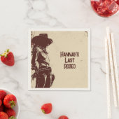 Rustige Cowgirl Western Feest Servet (Insitu)