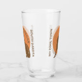 Rustige Coyote Faux lederen koel Voeg je staat toe Glas (Links)