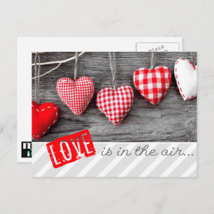 Rustige Craft Hearts Valentijnsdag Briefkaarten