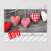 Rustige Craft Hearts Valentijnsdag Briefkaarten (Voorkant)