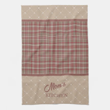 Rustige cranberry, donkerbruine en witte ruit