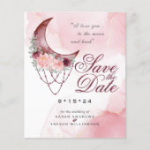 Rustige crescent Moon Mandala met lage begroting (Voorkant)