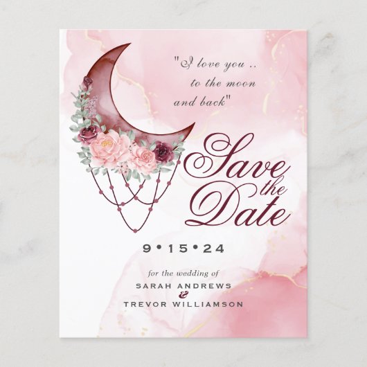 Rustige crescent Moon Mandala met lage begroting (Voorkant)