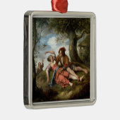 Rustige cursus metalen ornament (Rechts)