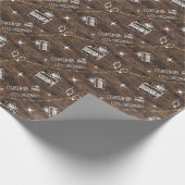 Rustige Cute #Camera Icon Twinkle verlicht omhoog Cadeaupapier (Hoek)