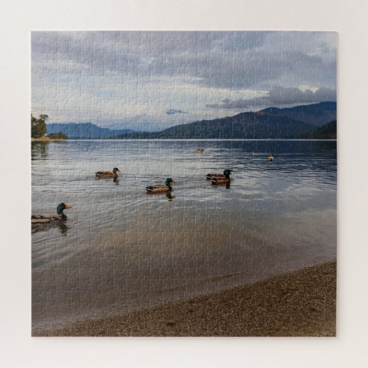 Rustige dag in Loch Lomond Legpuzzel (Verticaal)