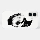 Rustige dagelijkse blik - Terrier Case-Mate iPhone Case (Achterkant (horizontaal))