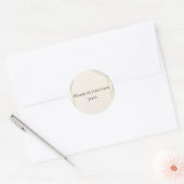 Rustige Dagelijkse Herinnering Ronde Sticker (Envelop)