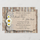 Rustige daisy barnsteenbruiloft kaart (Voorkant / Achterkant)