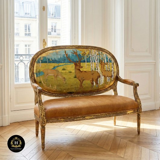 Rustige  deer Texture Decoupage Tissuepapier