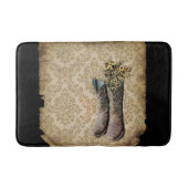 rustige demask western land cowboy boot badmat (Voorkant)
