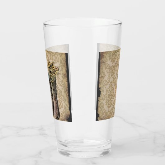 rustige demask western land cowboy boot glas (Rechts)
