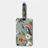 Rustige Denne Reisbagage Label Bagagelabel (Achterkant verticaal)