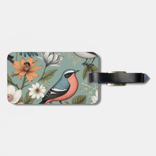 Rustige Denne Reisbagage Label Bagagelabel (Achterkant horizontaal)