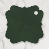 Rustige Denneappels & Dennentakken Trouw Dankjewel Bedankjes Labels (Achterkant)