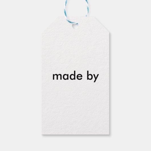 rustige denplank cadeaulabel (Achterkant)