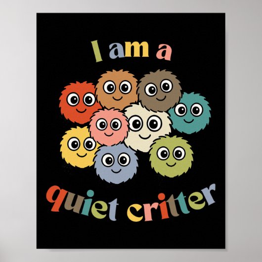 Rustige Dierenclub Rustige Klas Beloning Poster (Voorkant)