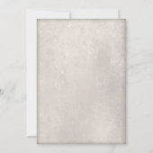 Rustige dinosaur-verjaardagsuitnodiging eerste 1e kaart (Achterkant)