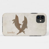 Rustige dolfijnenwedstrijd Case-Mate iPhone case (Achterkant (horizontaal))