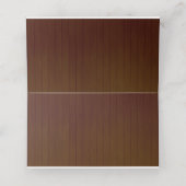 Rustige Donkere houten vlinderdentafel Plaatskaartje (Binnenkant ongevouwen)