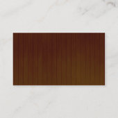 Rustige Donkere houten vlinderdentafel Plaatskaartje (Achterkant)