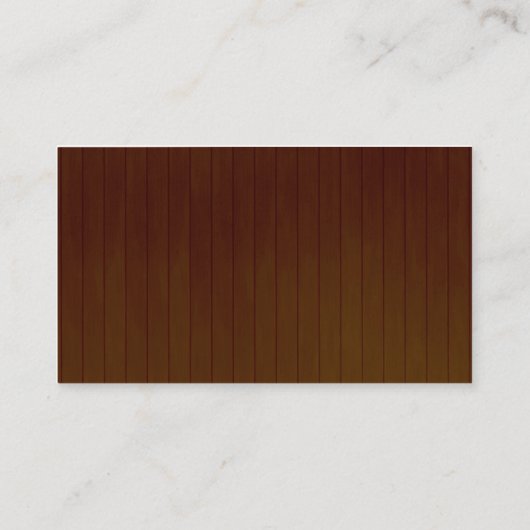 Rustige Donkere houten vlinderdentafel Plaatskaartje (Achterkant)