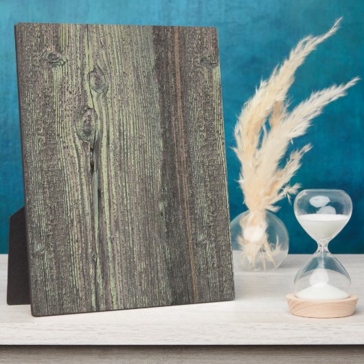 Rustige, donkere, weetherde houten achtergrond fotoplaat (Zijkant)